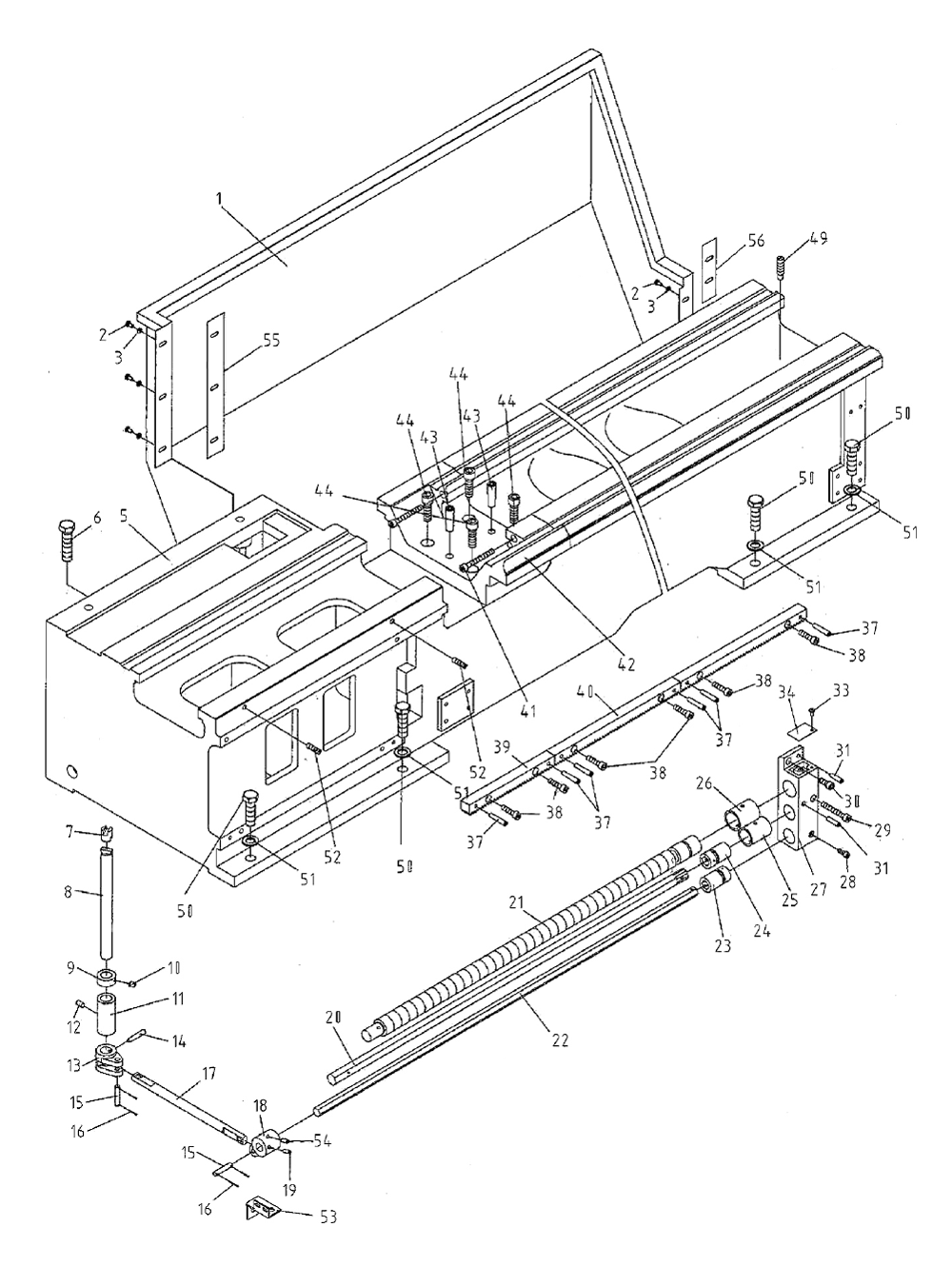 Fig-0 Diagram and Parts List for 321860  Jet Lathe