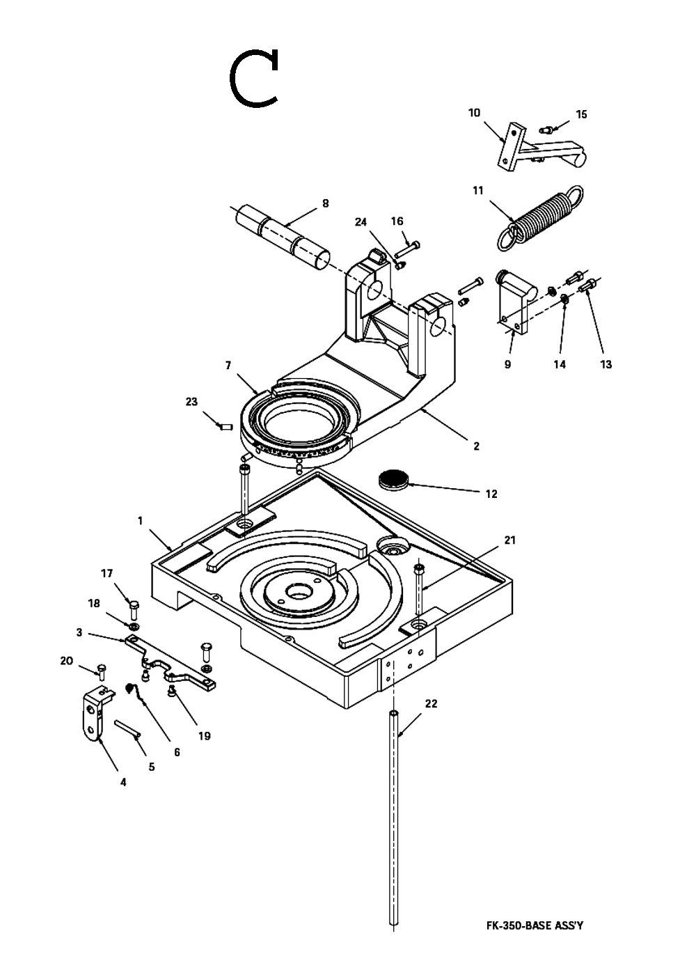 Fig-3 Diagram and Parts List for 414217K  Jet Table Saw