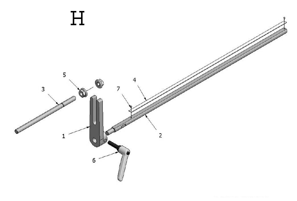 Fig-8 Diagram and Parts List for 414203K  Jet Table Saw