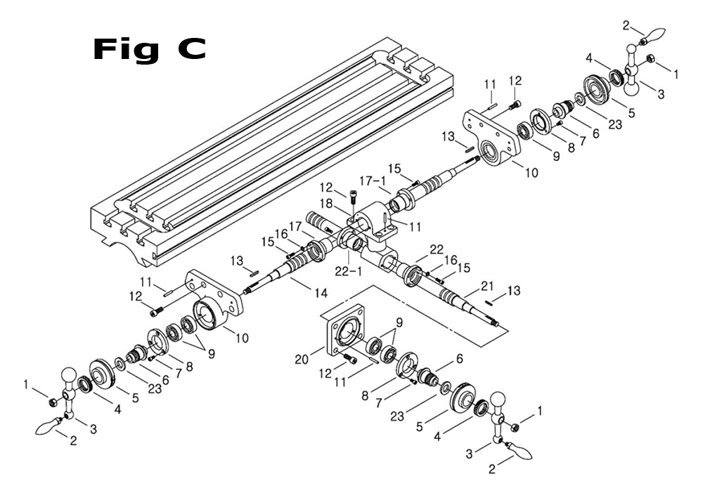 Fig-4 Diagram and Parts List for 698126  Jet Mill