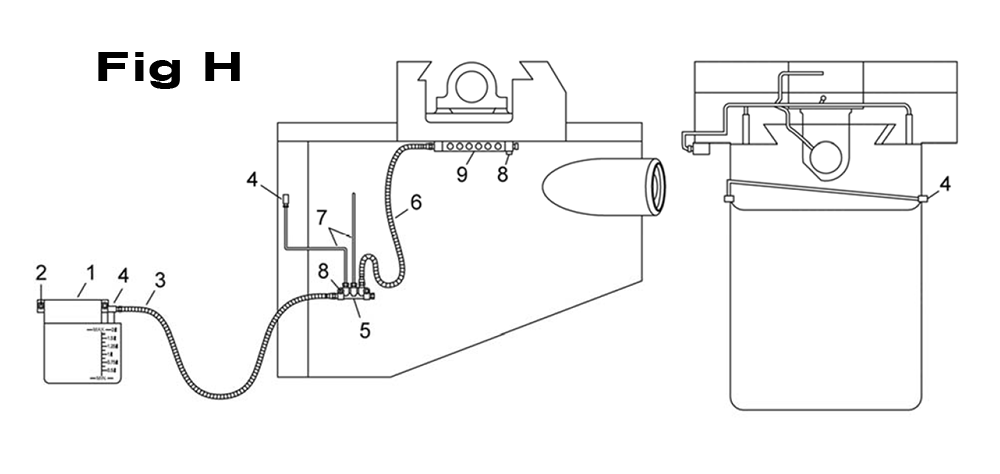 Fig-5 Diagram and Parts List for 690025  Jet Mill