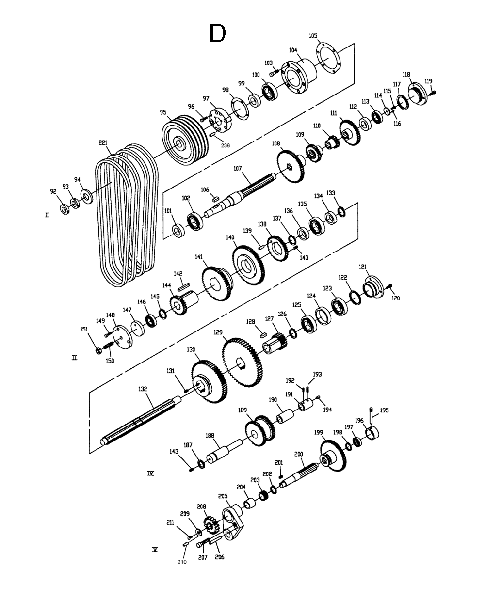 Fig-4 Diagram and Parts List for 321382  Jet Lathe