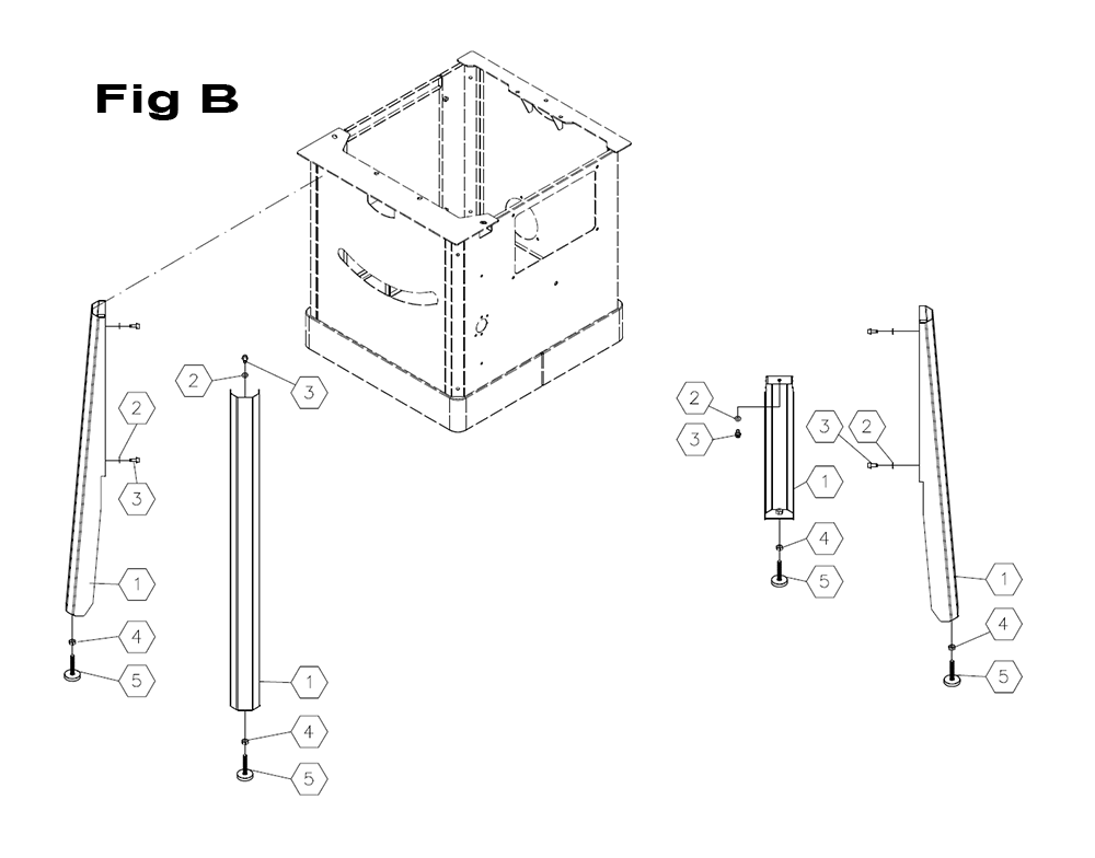 Fig-4 Diagram and Parts List for 725007K  Jet Table Saw