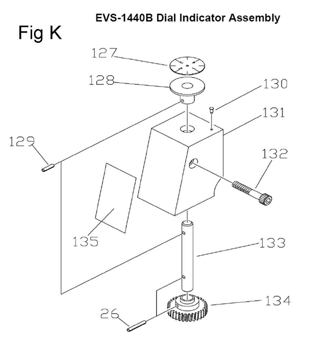 Fig-17 Diagram and Parts List for 311450  Jet Lathe