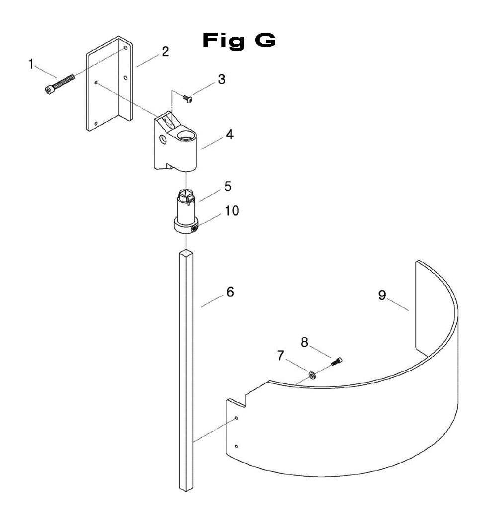 Fig-7 Diagram and Parts List for 698049  Jet Mill