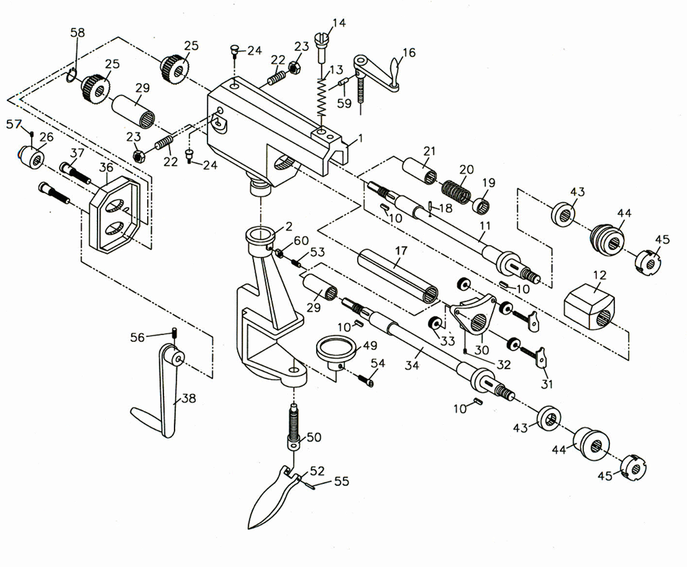Page 1 Diagram and Parts List for 754022  Jet Workbench