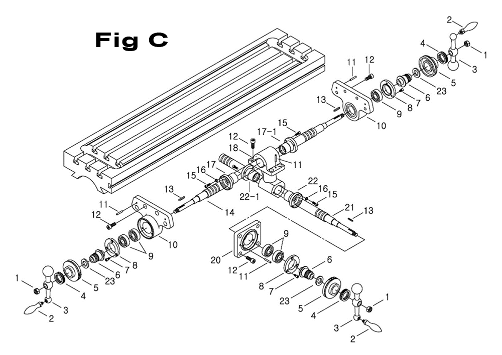 Fig-8 Diagram and Parts List for 698072  Jet Mill