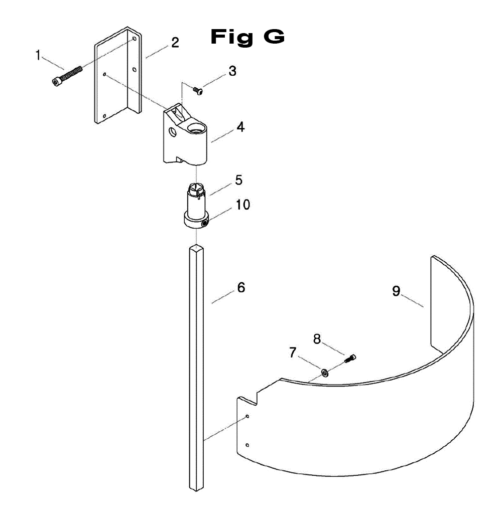 Fig-3 Diagram and Parts List for 698156  Jet Mill