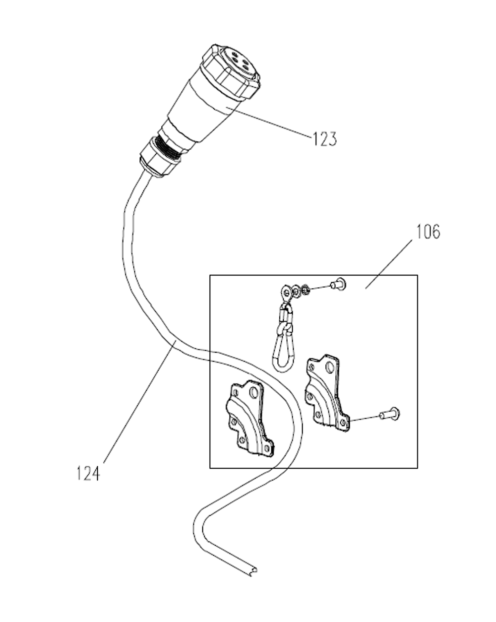 Fig-0 Diagram and Parts List for 511500  Jet Hoist & Winch