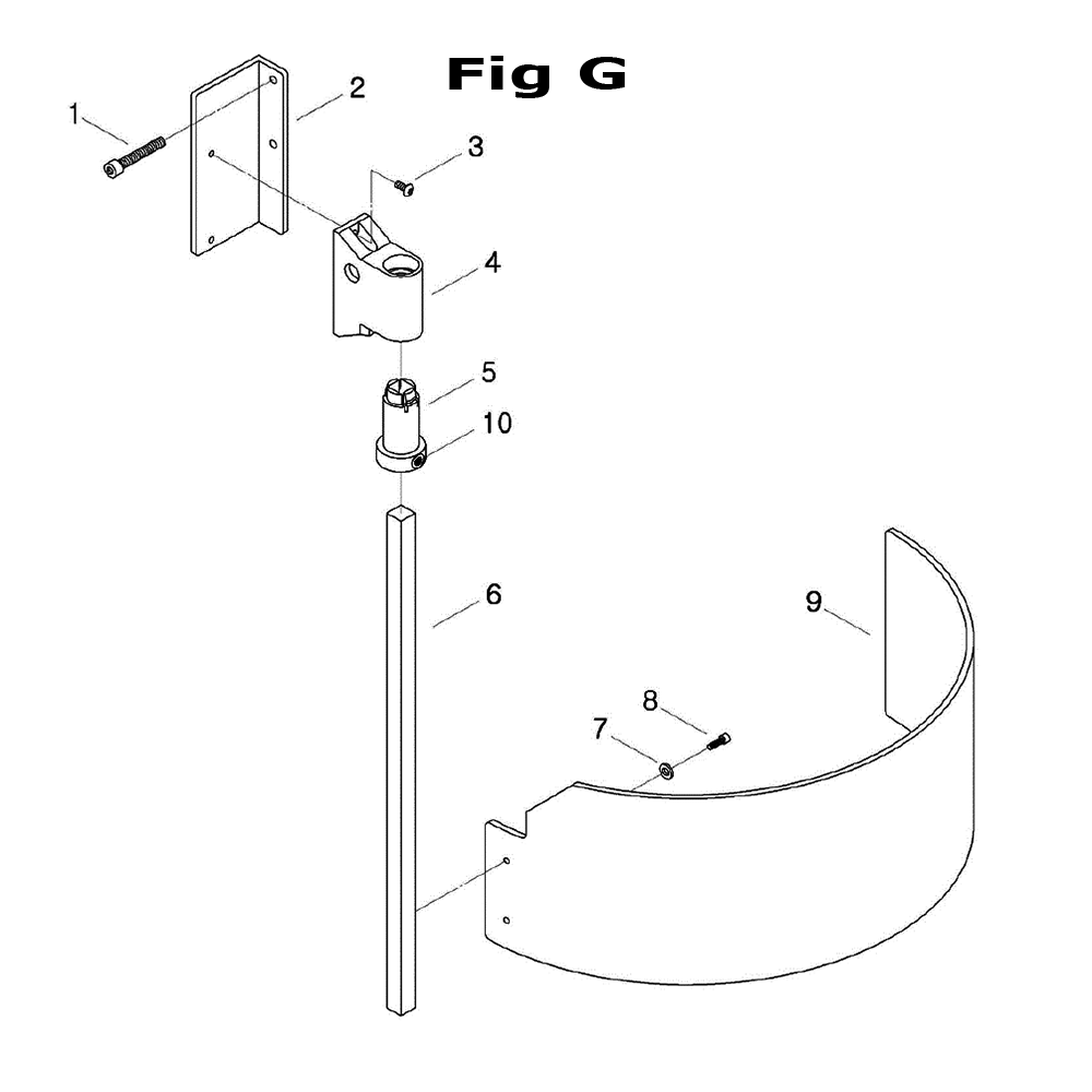 Fig-7 Diagram and Parts List for 698121  Jet Mill