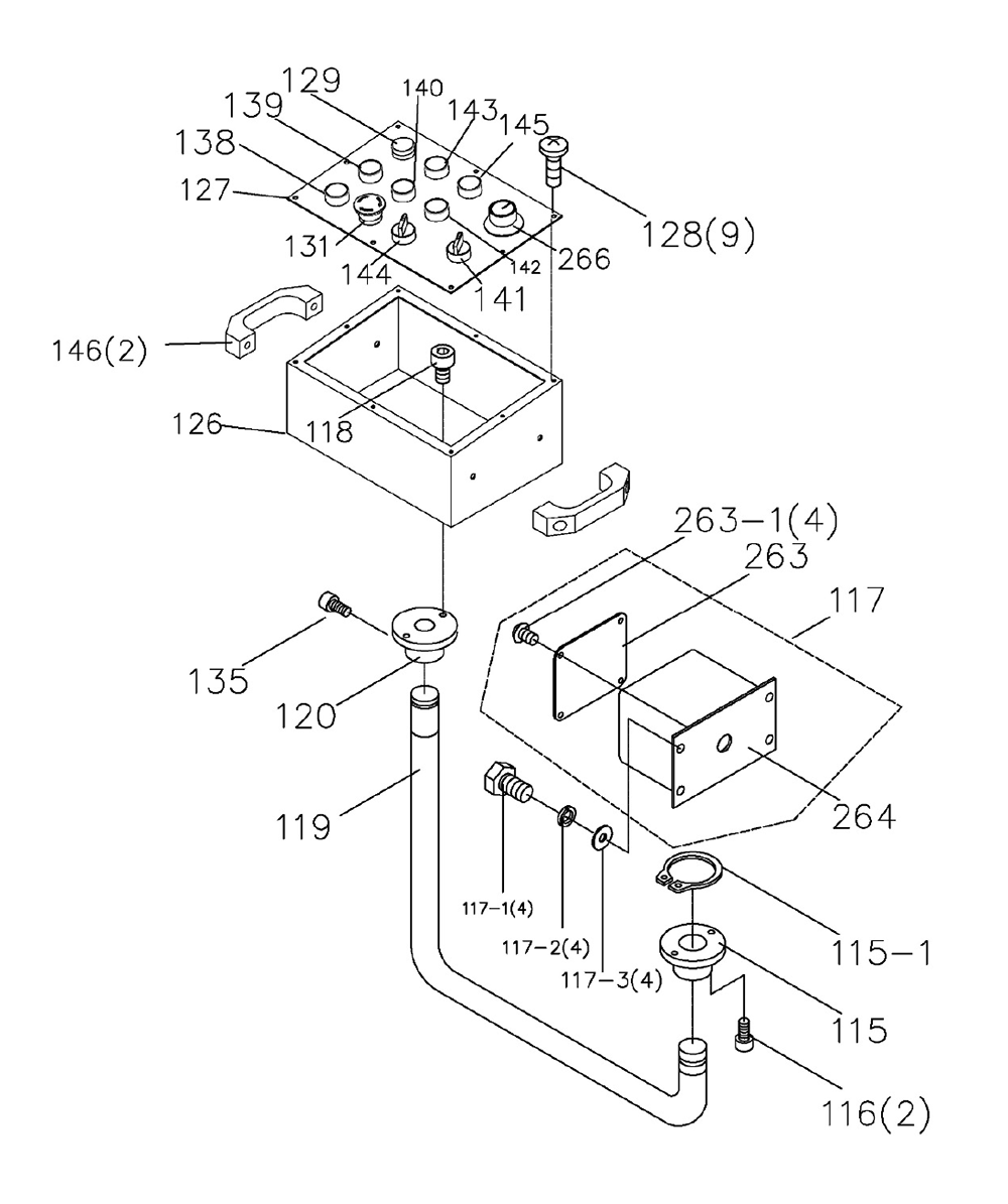 Fig-2 Diagram and Parts List for 424475  Jet Table Saw