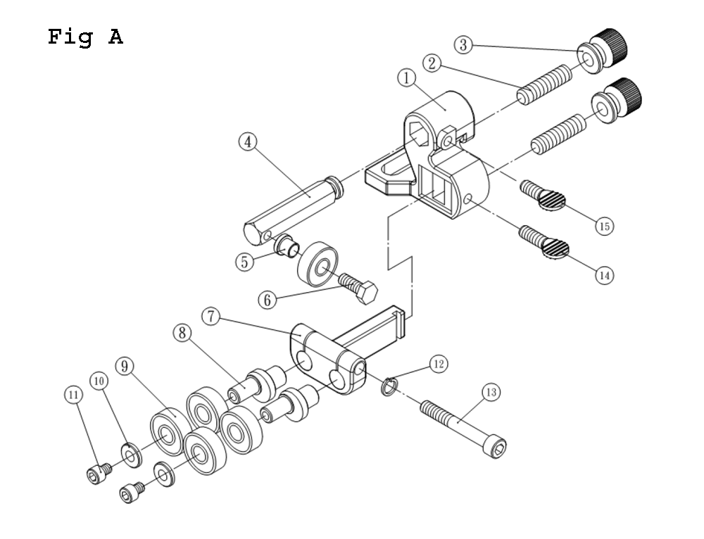 Fig-1 Diagram and Parts List for JRBG-14 708127 Jet Miscellaneous