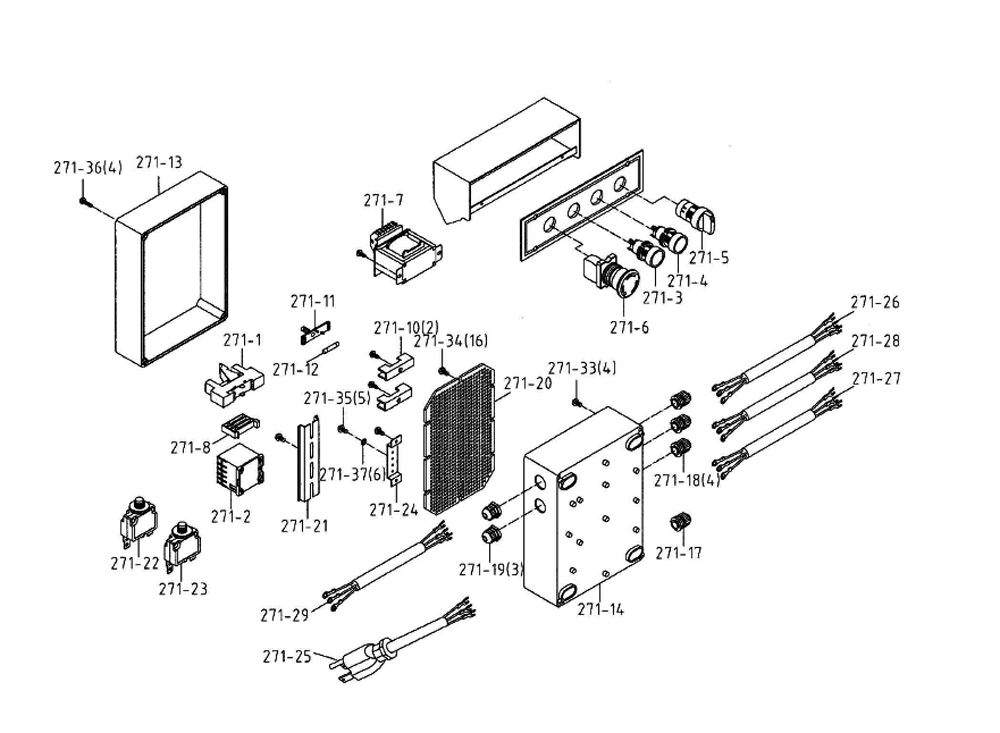 Fig-3 Diagram and Parts List for 414466  Jet Table Saw