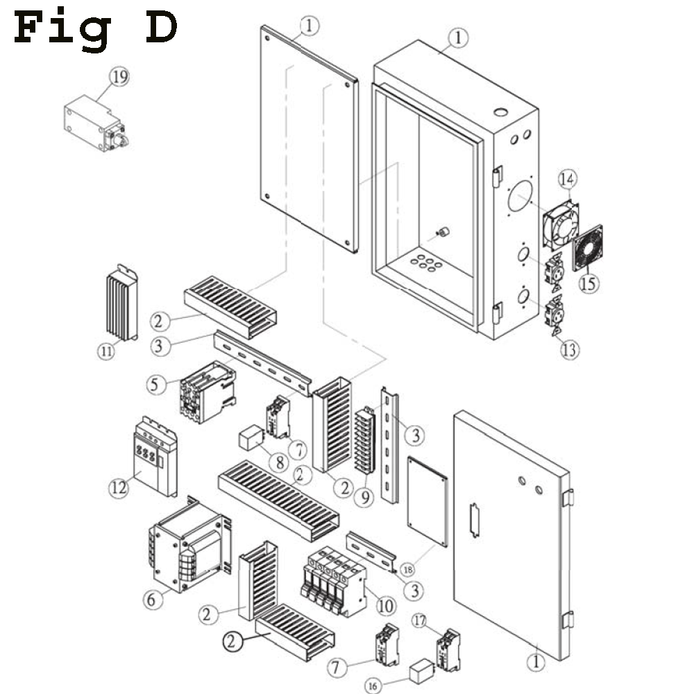 Fig-4 Diagram and Parts List for ETM-949EVS  Jet Mill