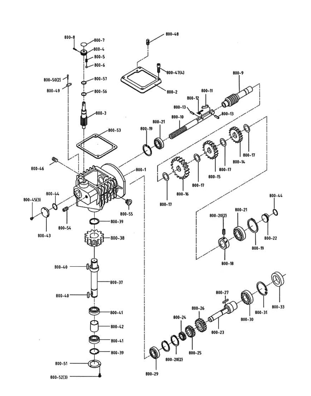 Fig-2 Diagram and Parts List for 414466  Jet Table Saw