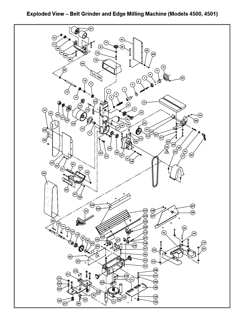Fig-0 Diagram and Parts List for 414605  Jet Sander Grinder