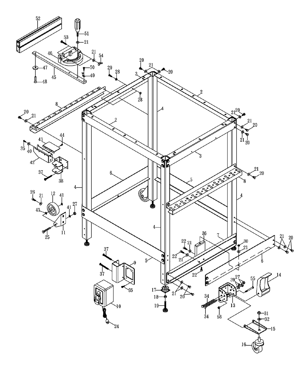Fig-0 Diagram and Parts List for 737004  Jet Miscellaneous