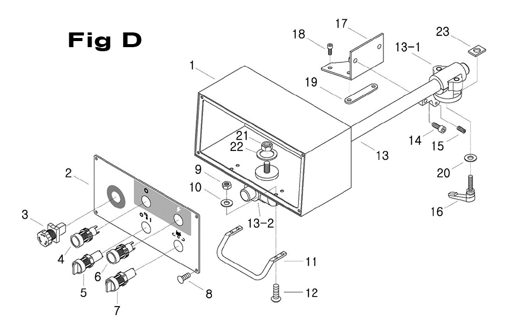Fig-4 Diagram and Parts List for 698084  Jet Mill