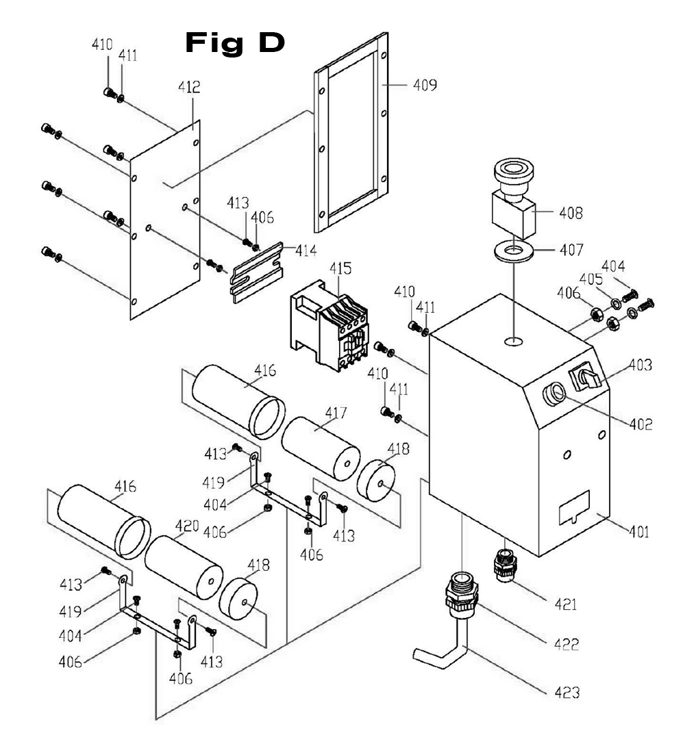 Fig-4 Diagram and Parts List for 321378  Jet Lathe