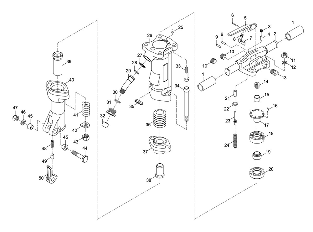 Fig-0 Diagram and Parts List for 550661  Jet Brake & Press