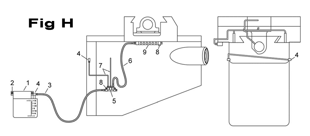 Fig-6 Diagram and Parts List for 698049  Jet Mill