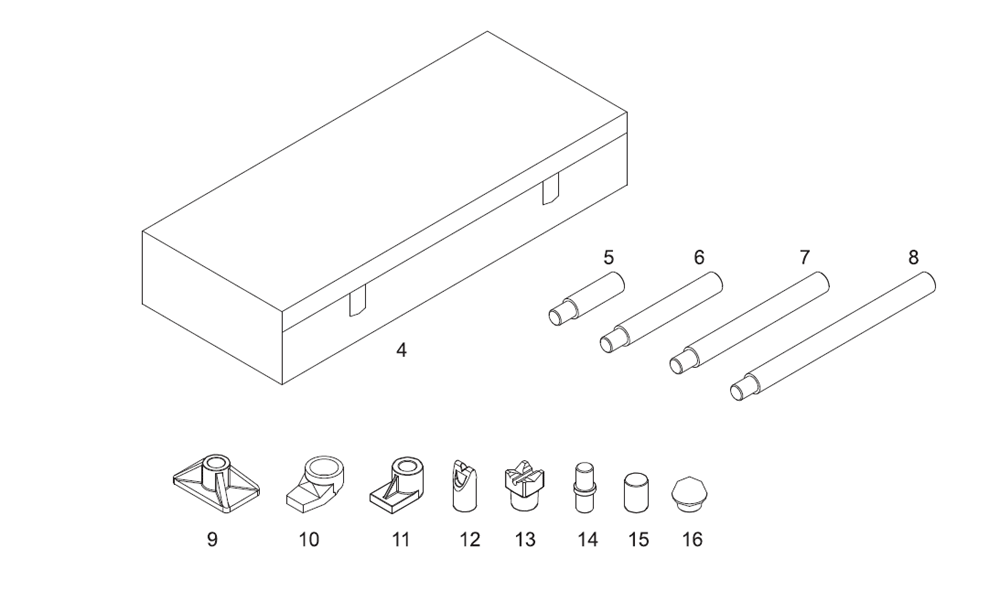 Fig-1 Diagram and Parts List for BRK-4T 680014 Jet Miscellaneous