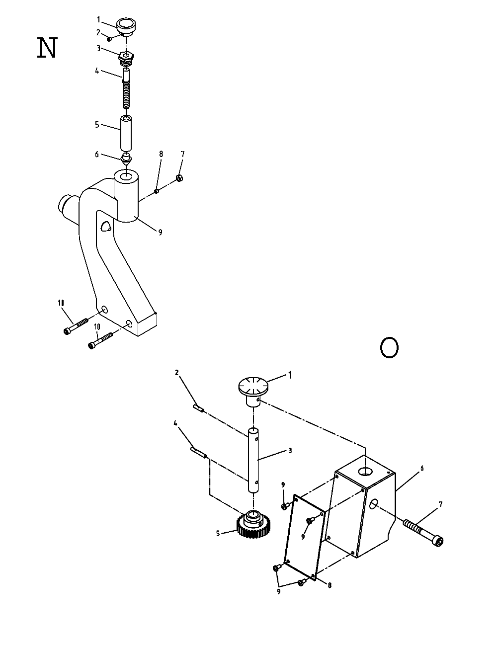 Fig-14 Diagram and Parts List for 321142  Jet Lathe