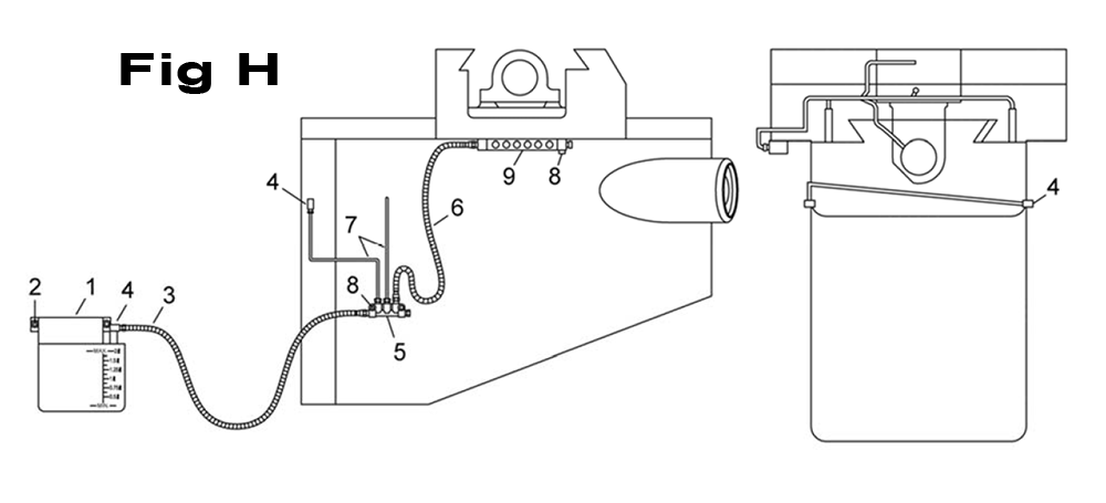 Fig-6 Diagram and Parts List for 690020  Jet Mill
