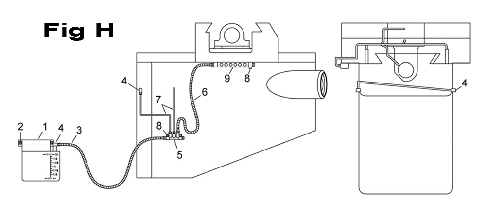Fig-4 Diagram and Parts List for 698116  Jet Mill