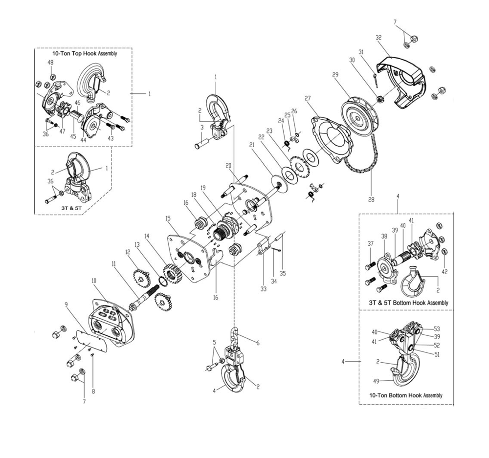 Fig-0 Diagram and Parts List for S90-1000 101961 Jet Miscellaneous