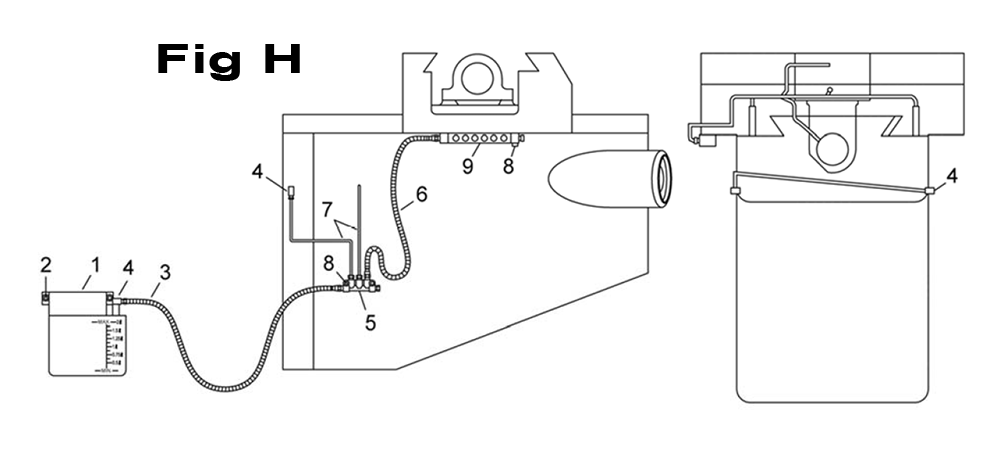 Fig-7 Diagram and Parts List for 698054  Jet Mill