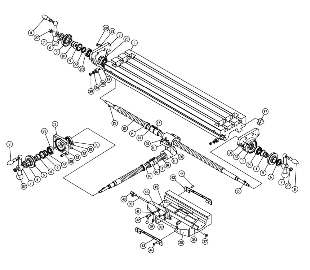 Fig-0 Diagram and Parts List for ETM-949EVS  Jet Mill