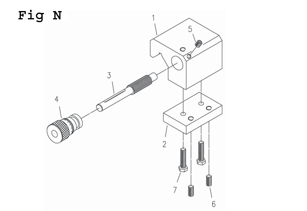 Fig-19 Diagram and Parts List for E-1236VS 892319 Jet Lathe