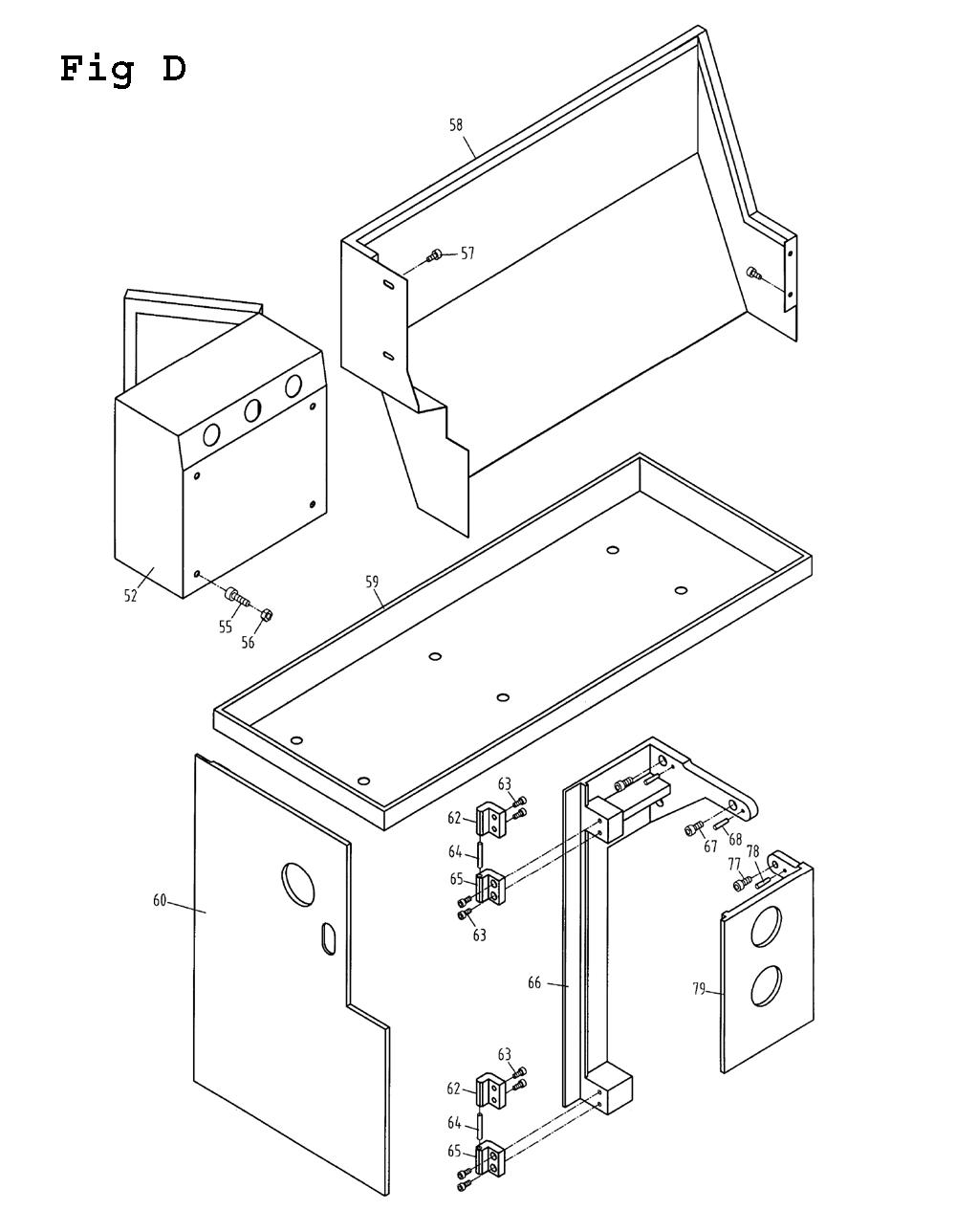 Fig-4 Diagram and Parts List for GHB-1340A 321103 Jet Lathe