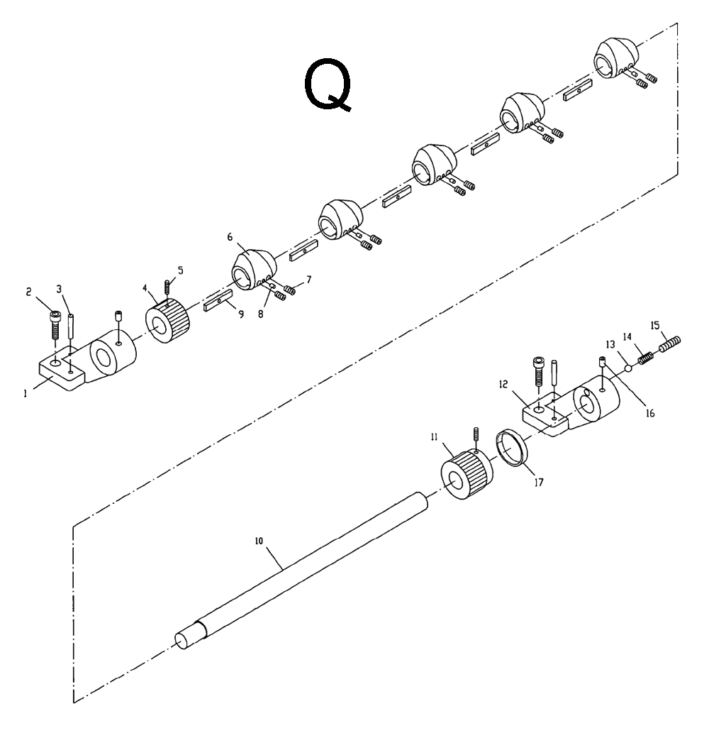 Fig-17 Diagram and Parts List for 321382  Jet Lathe