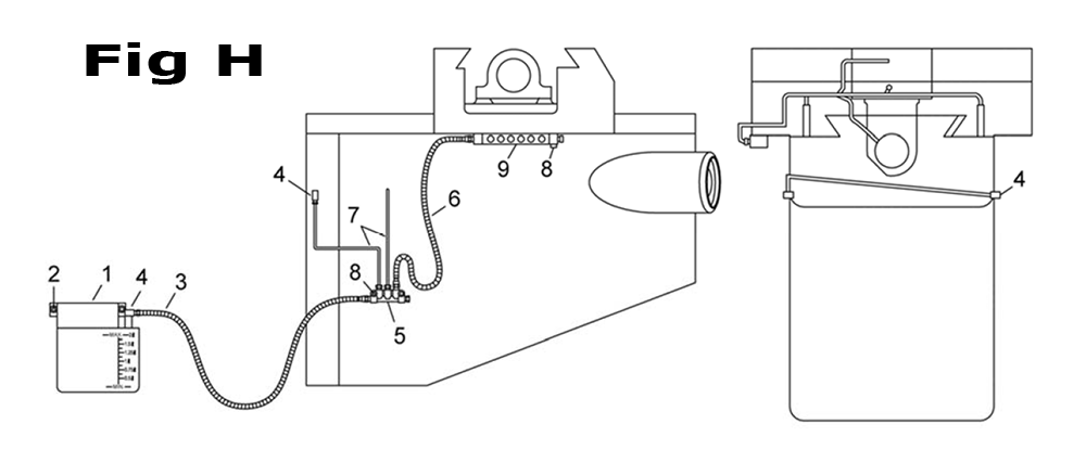 Fig-4 Diagram and Parts List for 698135  Jet Mill