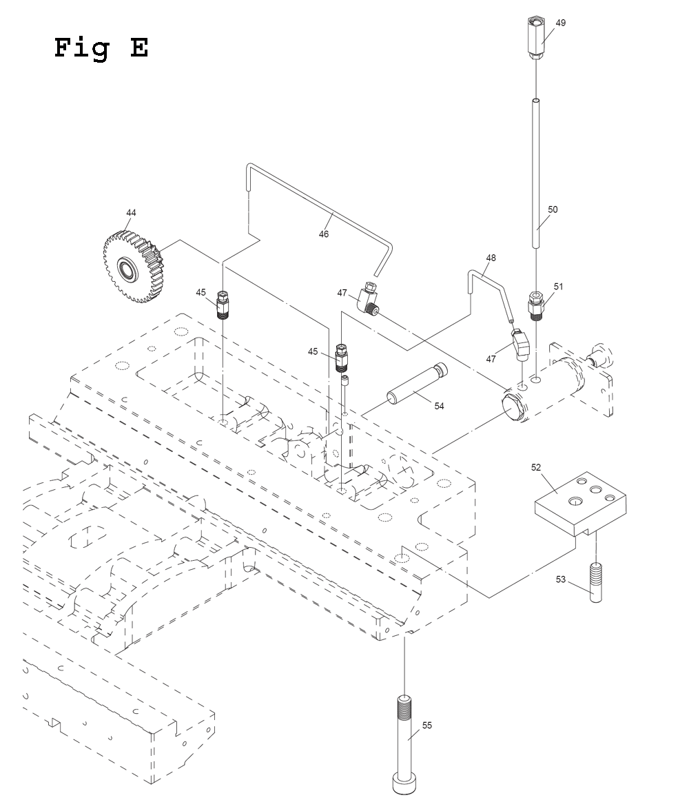 Fig-10 Diagram and Parts List for EGH-1740 892509 Jet Lathe
