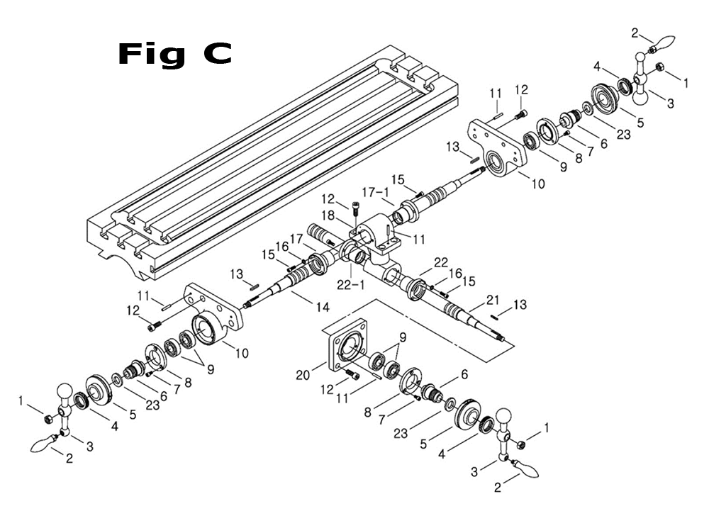 Fig-8 Diagram and Parts List for 698122  Jet Mill