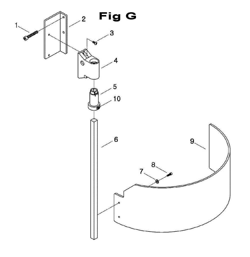 Fig-5 Diagram and Parts List for 698082  Jet Mill