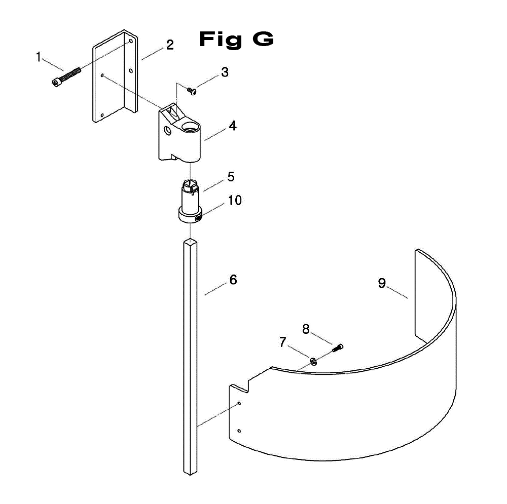 Fig-6 Diagram and Parts List for 698068  Jet Mill