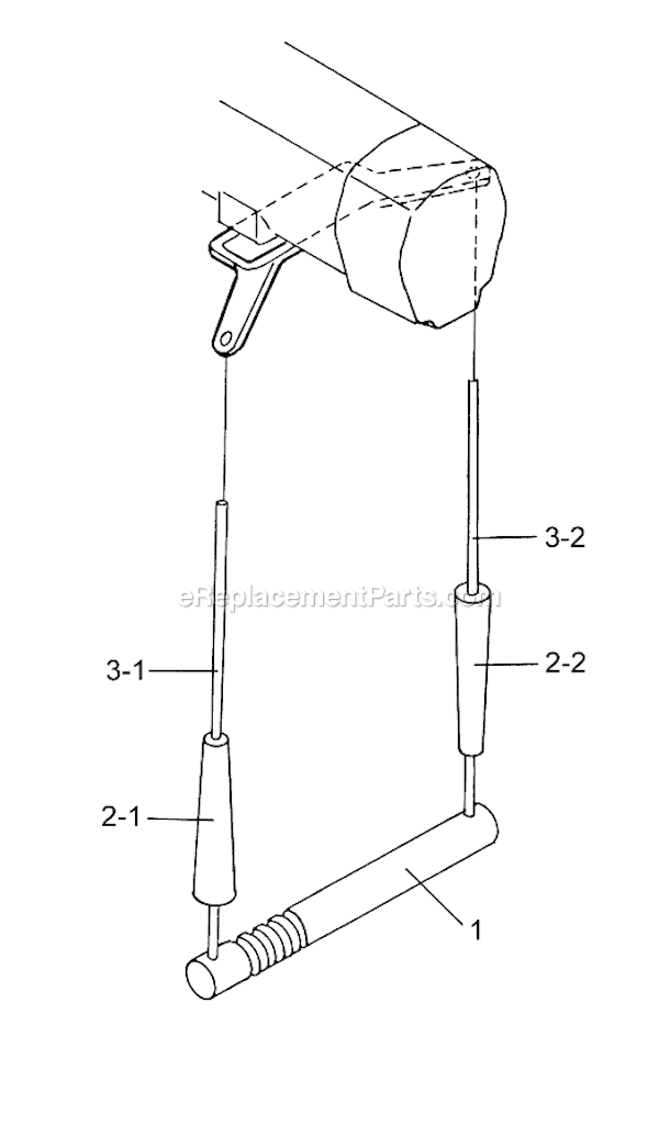 Page B Diagram and Parts List for AH-100C-10 105973 Jet Hoist & Winch