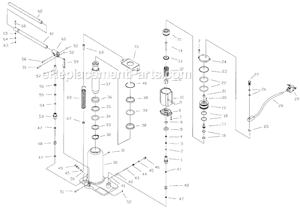 Page A Diagram and Parts List for AHJ-20 456620 Jet Jack