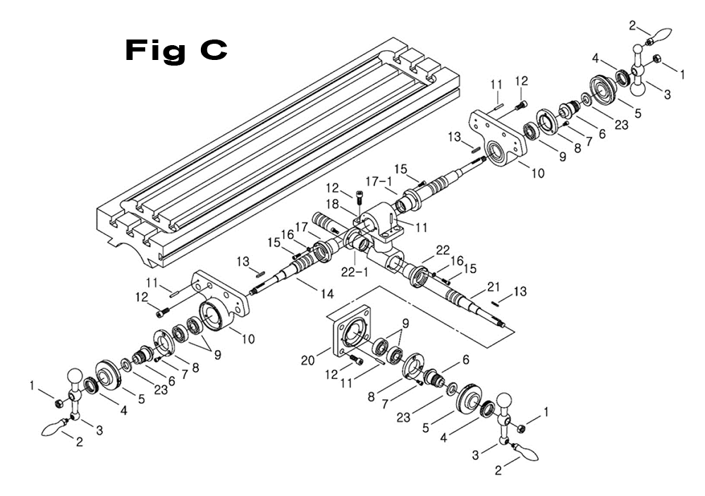 Fig-5 Diagram and Parts List for 698084  Jet Mill
