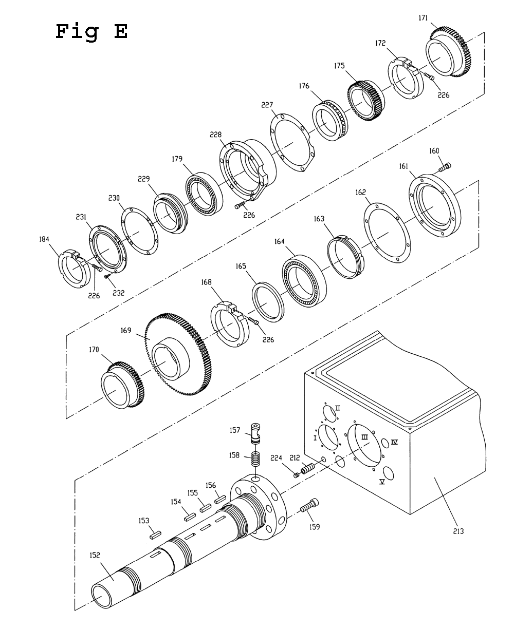 Fig-5 Diagram and Parts List for GH-1640ZX 321439 Jet Lathe