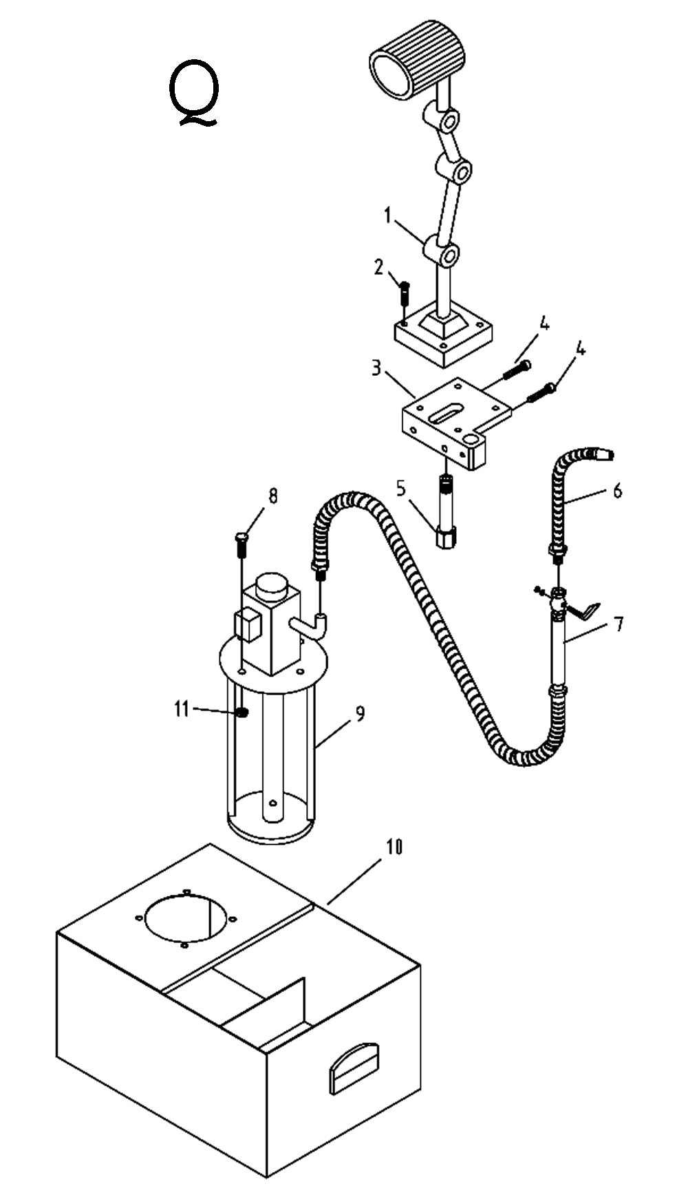 Fig-16 Diagram and Parts List for 321142  Jet Lathe