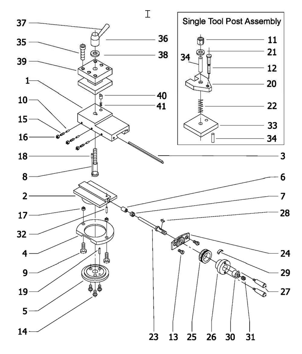 Fig-9 Diagram and Parts List for 321376  Jet Lathe