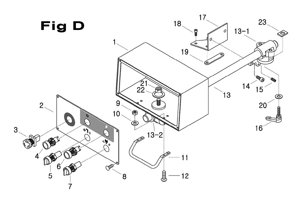 Fig-5 Diagram and Parts List for 698062  Jet Mill