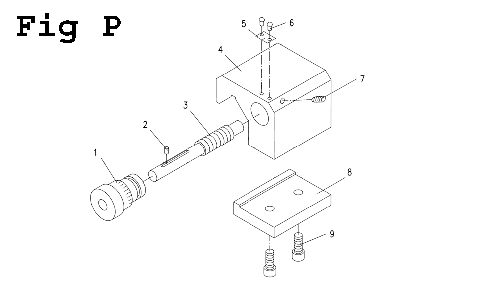 Fig-16 Diagram and Parts List for GH-1640ZX 321439 Jet Lathe