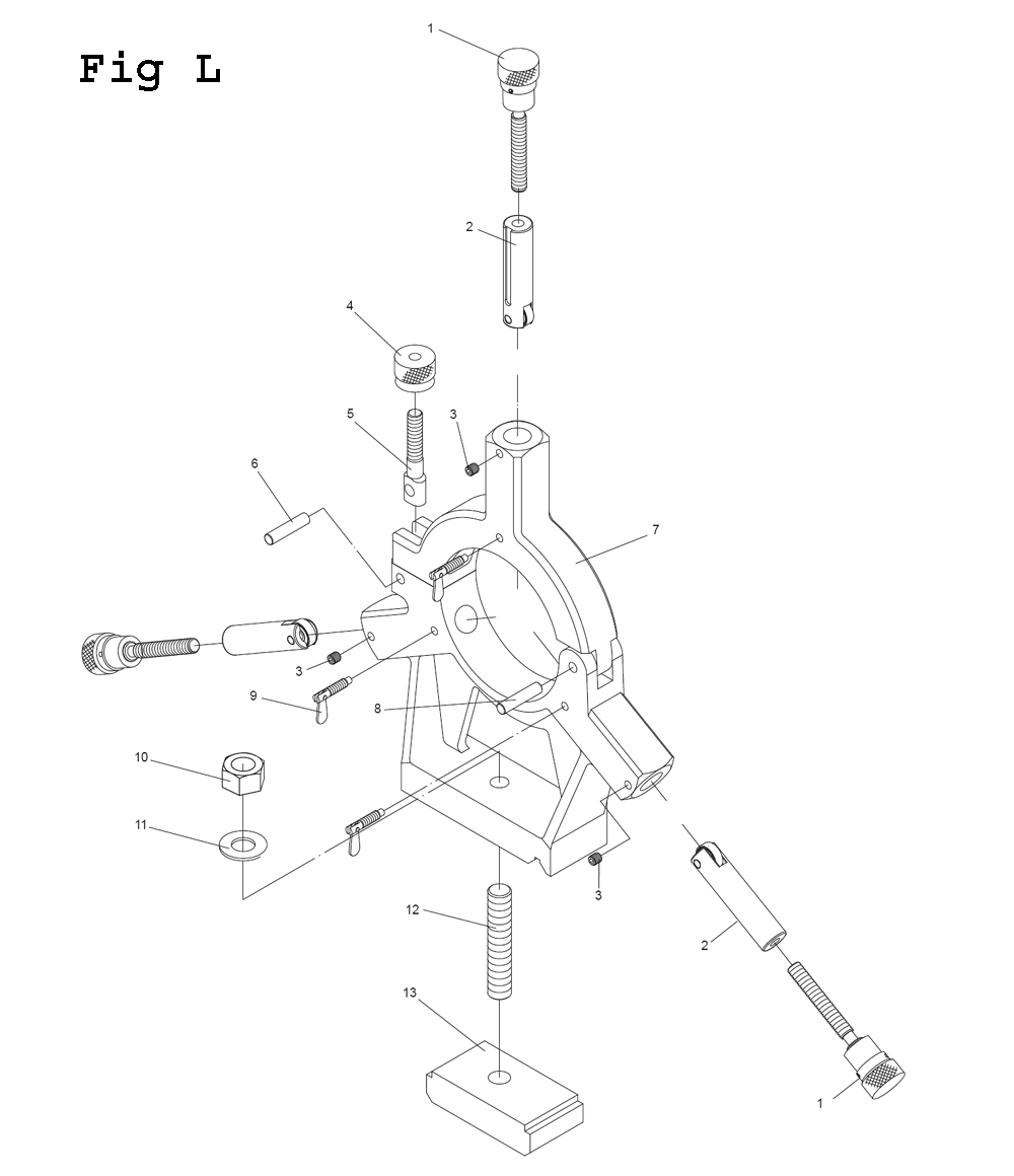 Fig-17 Diagram and Parts List for EGH-1740 892509 Jet Lathe