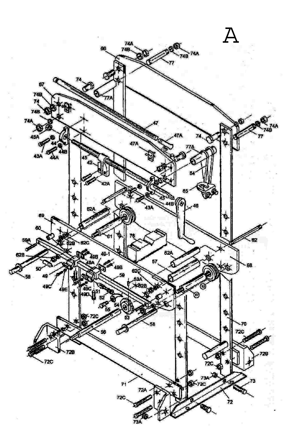 Fig-1 Diagram and Parts List for 331416  Jet Brake & Press